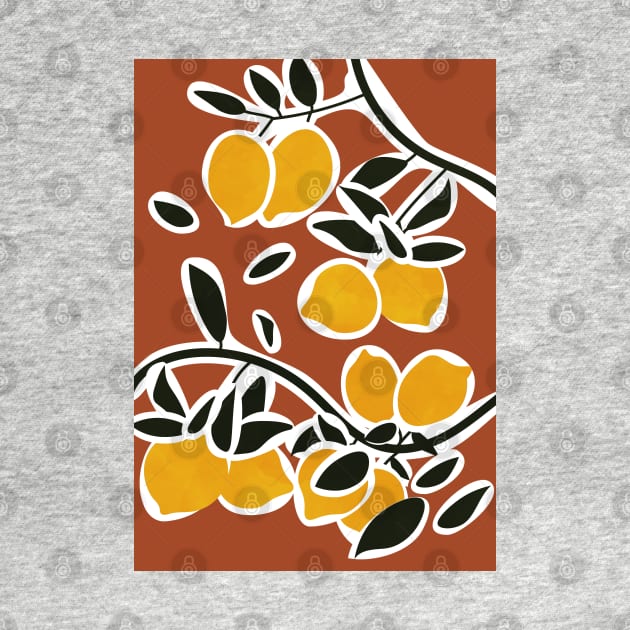 Lemon Tree Branches II by Colorable